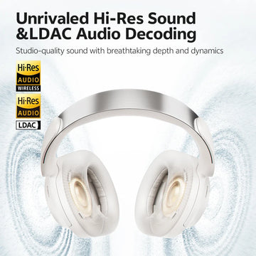 QCY H3S -56dB Adaptive ANC Over Ear Headphone Hi-Res LDAC Spatial Sound Wireless Earphone Bluetooth 6.0 Dual Driver 102H Headset Apsilon