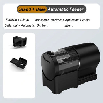Automatic Fish Feeder With Timer IP66 Waterproof Auto Fish Tank Feeder 100ml Capacity Food Dispenser For Fish/Turtle Apsilon