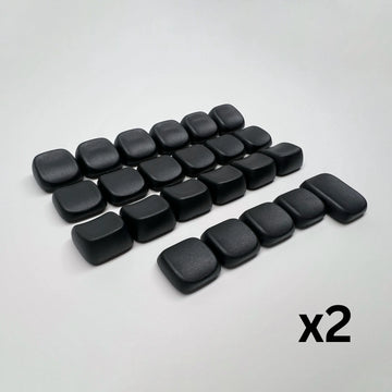 KLP Lamé Keycaps - Injection-Molded PBT Low Profile Keycaps for Kailh Choc V1 Choc V2 MX Switches KLP Lame MX Keycap Apsilon
