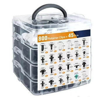 800pcs-100Pcs Car Fastener Clip Kit Fender Rivet Plastic Clips Auto Body Push Retainer Pin Rivet Bumper Door Trim Panel Repair Apsilon