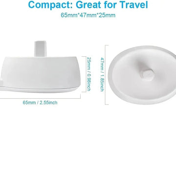 HOMEFISH 1pc Electric Toothbrush Replacement Charger For  More Safety Compatible with Most Oral B Toothbrush Apsilon