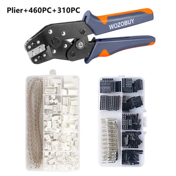 SN-01BM Wire Crimp Tool Kit AWG 28-20 (0.08-0.5mm²) Wire Crimper for 2.54mm Dupont Connectors and 2.54mm JST-XH Connectors Apsilon