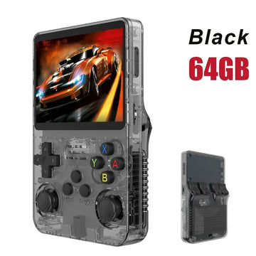 BOYHOM 256G/128G/64G R36S ARKOS 2.0 Retro Handheld Game Console 3.5'' IPS screen,Portable Pocket Game Player for  children gift Apsilon