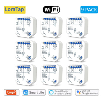 Tuya Smart Life WiFi Curtains Switch Connected Roller Shutters Control Blinds Motor Google Home Alexa Electric Window LoraTap Apsilon