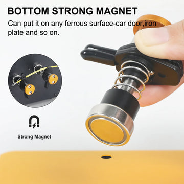 NEWACALOX Magnetic Helping Hand Soldering Third Hand Tool with Alligator Clips Flexible Metal Arms Electronic Repair Tool Apsilon