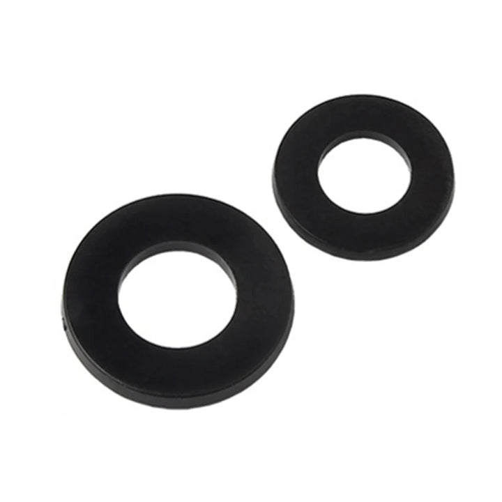 60pc Fitting Rings Washer White Plastic For Door Hinge 0.5-1.2mm Nylon Gasket High Temperature Insulation Flat Gasket Apsilon