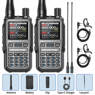 BAOFENG UV-5R Mini Walkie Talkie Multi Band Bluetooth Programming Wireless Copy Frequency 999CH AM FM Long Range Two Way Radio Apsilon