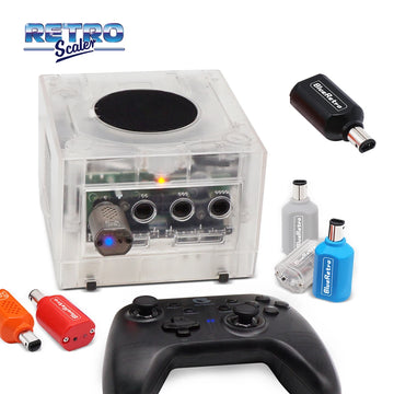 RetroScaler BlueRetro Wireless Controllers Adaptor For NGC GameCube Console to PS3 PS4 PS5 Switch Pro Gamesir T4 Pro Contorller Apsilon
