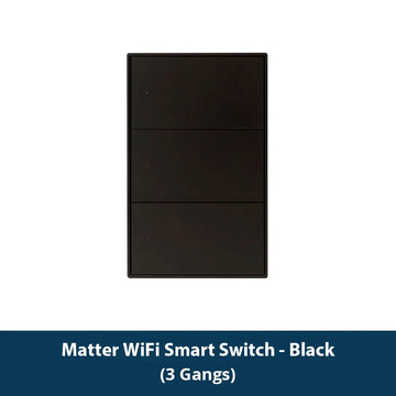 Zemismart Matter WiFi 1 2 3 4 6 Gangs Smart Wall Light Switch Neutral Required with Big Button SmartThings App Homekit Control Apsilon