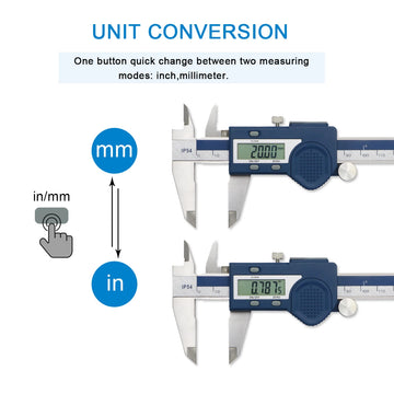 SHAHE New Hardened Stainless Steel 0-150mm Digital Caliper Vernier Calipers Micrometer Electronic Vernier Caliper Measuring Tool Apsilon