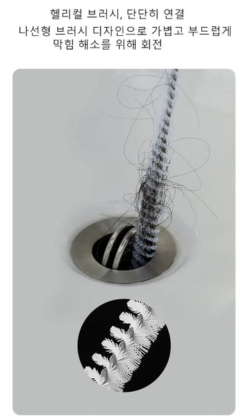 Pipe Dredging Brush Bathroom Hair Sewer Sink Cleaning Brush Drain Cleaner Flexible Cleaner Kitchen Clog Plug Hole Remover Tool Apsilon