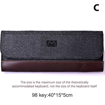 PU Felt keyboard carrying case bag Apsilon
