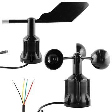 30m/s Weather Station Outdoor Anemometer Sensor Polycarbon 360° Wind Direction Transmitter Sensor Output RS485 4-20MA 0-5V 0-10V Apsilon
