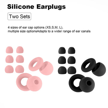 Silicone Earplugs for Swimming Sleep Noise Cancel Noise Reduction-Soundproof Reduce Disturbances -Quality loop Earplugs Apsilon