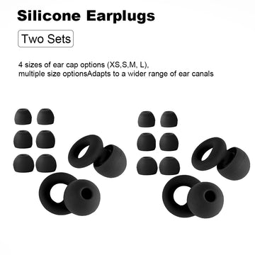 Silicone Earplugs for Swimming Sleep Noise Cancel Noise Reduction-Soundproof Reduce Disturbances -Quality loop Earplugs Apsilon