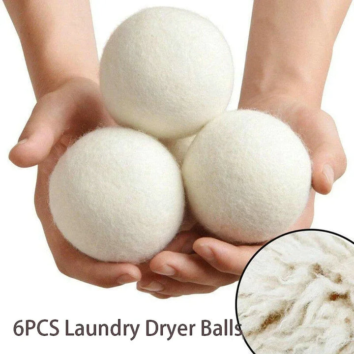 Laundry Ball Dryer Balls Clothes Dryer Balls Washing Wool Ball Softener Washing Machine Reusable Eco-Friendly Laundry Supplies Apsilon