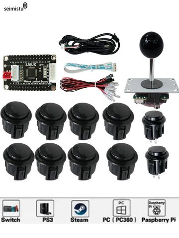 Arcade Joystick Copy Sanwa Neo Geo Arcade Game Diy Kit Raspberry Pi XBOX360 Android PS3 In 1 Usb Controller Zero Delay Board Apsilon
