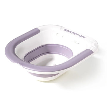 Folding Toilet Sitz Bath Pregnant Women Special Wash Basin Bath Tub Soaking For Pregnant Women Hemorrhoid Patient Care Basin Apsilon