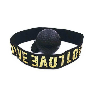 Boxing Reflex Speed Punch Ball Boxing Rubber Balls for Agility Reaction Training with Sweatband Fitness Equipments Accessories Apsilon