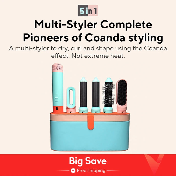 5 In 1 Multi Styler New Design Hair Dryer For Hair 5 in 1 hair styler With Curling Barrel Hot Air Brush Styling Tool MultiStyler