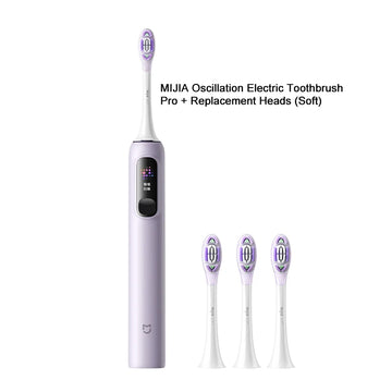 MIJIA Sonic Vibration Electric Toothbrush Pro,Smart 4 Modes, Long Battery Life, IPX8 Waterproof,LED Screen & Travel Lock Apsilon