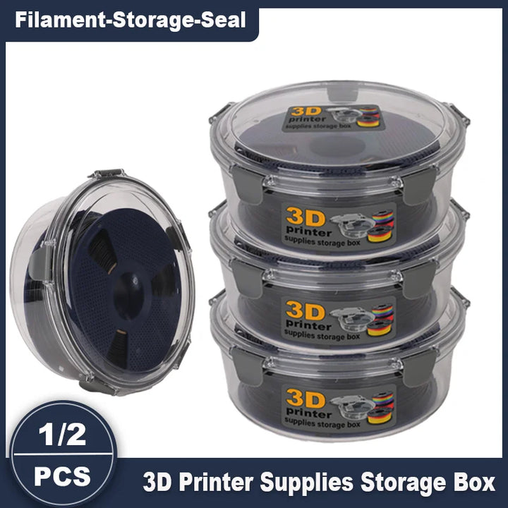 3D Printer Filament Storage Box Moisture-Proof Sealed Dry Box for PLA PETG ABS TPU Filament Spool Holder, 3D Printer Accessories Apsilon