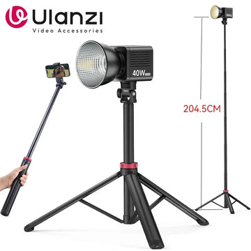 Ulanzi MT-79 2M Portable Universal Tripod Aluminum Alloy Lamp Holder Support LT028 Fill Light Lightweight Camera Action Camera Apsilon