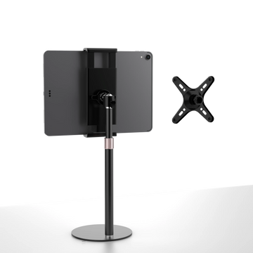 Keepro Portable Monitor Stand Height Adjustable Vesa Monitor Tablet Stand Free Standing Low Profile Desk Mount Monitor Support Apsilon