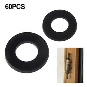 60pc Fitting Rings Washer White Plastic For Door Hinge 0.5-1.2mm Nylon Gasket High Temperature Insulation Flat Gasket Apsilon