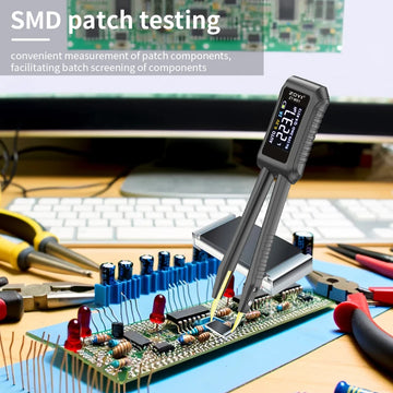 ZOYI ZT-MD1 Digital Smart Tweezer LCR SMD ESR Tester Resistance Capacitance Inductance Continuity Diode Test Measurement Tools Apsilon
