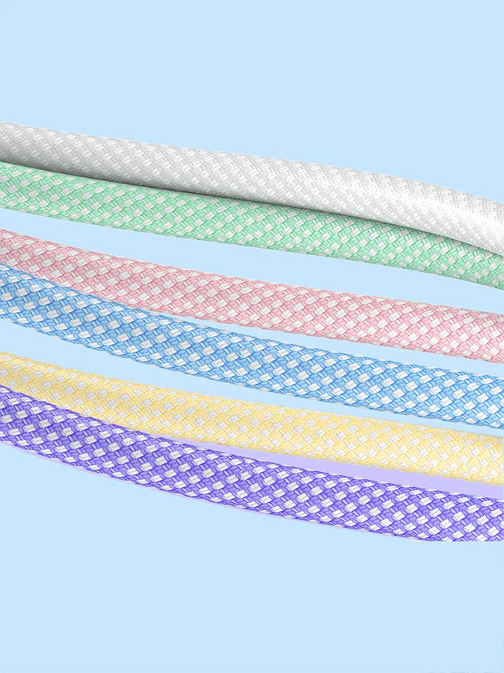 USB-C to Type C Color Cable For Apple iPhone 15 PD 60W Fast Charging For Huawei Xiaomi Samsung Type C Weaving Cable Accessories Apsilon