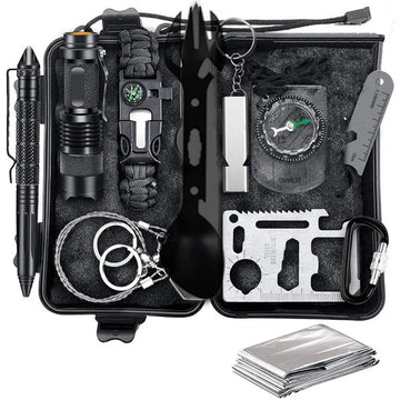 Professional Car Survival First Aid Kit Outdoor Camping Hiking First Aid Kit Emergency Gear Outdoor SOS Wilderness Adventure Apsilon