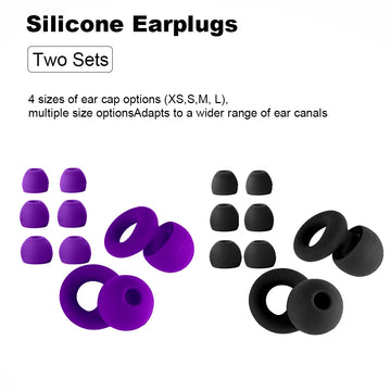 Silicone Earplugs for Swimming Sleep Noise Cancel Noise Reduction-Soundproof Reduce Disturbances -Quality loop Earplugs Apsilon