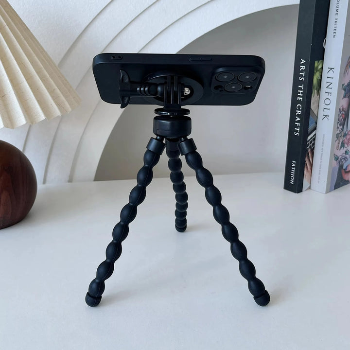 For Magsafe Magnetic Tripods For Mobile Phone Tripod Smartphone Monopod Universal Stand Octopus Mini Tripod For Phone Holder Apsilon
