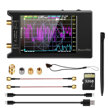 Spectrum Anslyzer NanoVNA-H4 2.8/4“ Vector Network Antenna Analyzer 10KHz-1.5GHz MF HF VHF UHF Antenna Tuner nano vna NanoVNA-H Apsilon