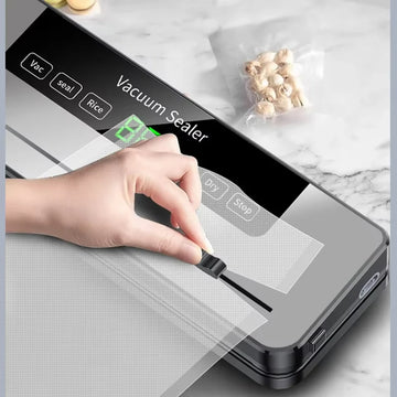 High Quality Electric Custom Kitchen Vacuum Sealer Machine Professional Home Easy Use Low Noise Vacuum Food Sealer with Cutter Apsilon