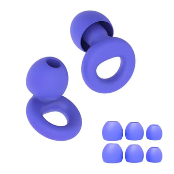 Silicone Earplugs for Swimming Sleep Noise Cancel Noise Reduction-Soundproof Reduce Disturbances -Quality loop Earplugs Apsilon