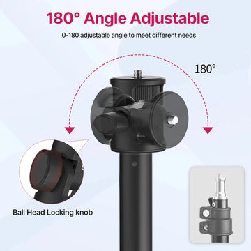 Ulanzi MT-79 2M Portable Universal Tripod Aluminum Alloy Lamp Holder Support LT028 Fill Light Lightweight Camera Action Camera Apsilon