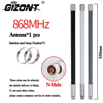 868MHz Fiberglass Antenna Outdoor OMNI Antenna 868 MHz Helium Bobcat Miner  Hotspot Antennas for Meshtastic Lorawan Long Range N Apsilon