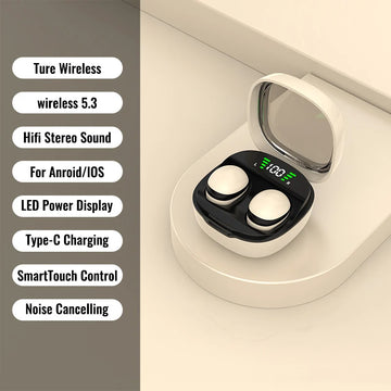 Mini Invisible Earphones Bluetooth 5.3 Headphones HiFi Stereo Wireless Headsets Noise Reduction Earbuds for Xiaomi Huawei Apsilon