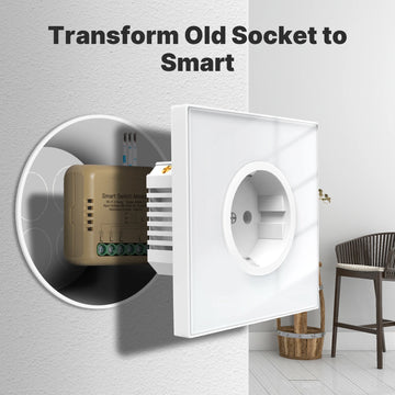 MOES Mini Smart Switch 1-4 Gang,WiFi/Zigbee DIY Module,Works with Alexa&Google Home,Timer&Voice Control,Home Automation Apsilon