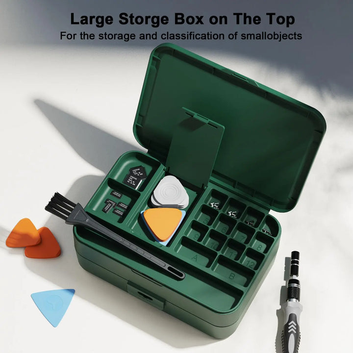 132 in 1 Precision Screwdriver Set Phillips Torx Magnetic Screwdriver Head with Storage Box 152 Bit Small Hand Repair Tool Kit Apsilon