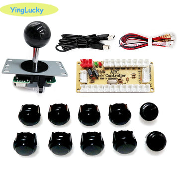 Arcade 2 Player Zero Delay Kit Mando Arcade Usb Encoder To Pc Rasberry Pi SANWA Push Button Joystick Usb Arcade Cabinet Apsilon