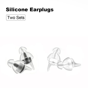 HUAK High Fidelity Silicone Ear Plugs for Noise Cancelling Washable Reusable Musicians Motorcycles Sleeping Work, Study, Swim Apsilon