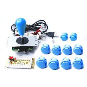 Copy SANWA Game Machine Arcade Console DIY Kit 8 Way Joystick Push Buttons For PC Raspberry Pi Zero Delay USB Board Controller Apsilon