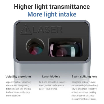 Mini Laser Rangefinder 30M High Precision Measurement Laser Distance 24g USB Rechargeable Handheld Distance Meter Smart Portable Apsilon