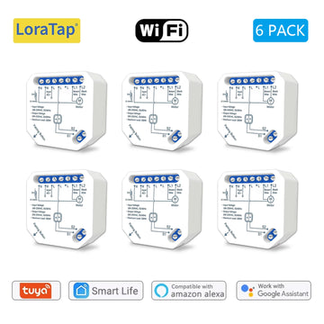 Tuya Smart Life WiFi Curtains Switch Connected Roller Shutters Control Blinds Motor Google Home Alexa Electric Window LoraTap Apsilon
