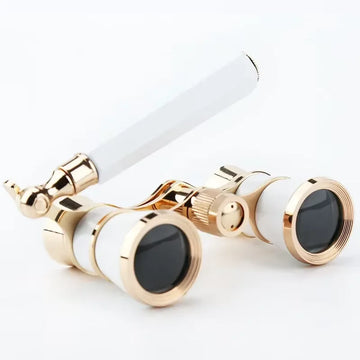 Opera Glasses Binoculars Metal Body With Chain/handle Theater Telescope Women Girls Optical Design Gift Retro Binoculars Apsilon