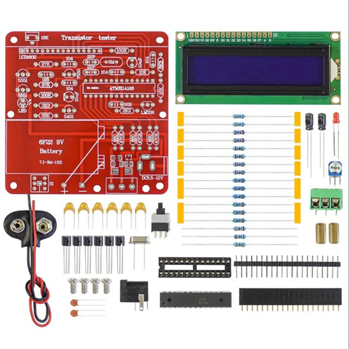 AA51-M8 Transistor Tester Multimeter Resistance Capacitance Triode Inductance Meter DIY Welding Assembly Kit Apsilon