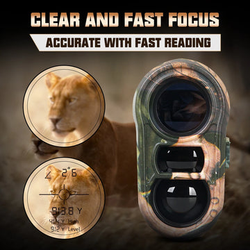 REVASRI Laser Rangefinder 1000M Hunting Range Finder with Type-C Rechargeable Outdoor Target Acquisition Technology Monocular Apsilon